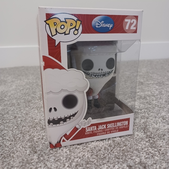 Santa Jack Skellington Funko Pop #72 Vinyl Figure - Picture 1 of 5